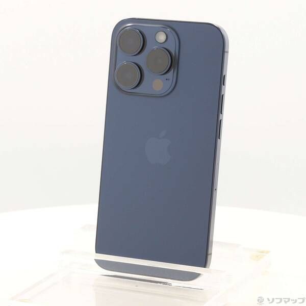 ソフマップ 〔中古品〕 iPhone15 Pro 128GB ブルーチタニウム MTUA3J／A SIMフリー【262】
