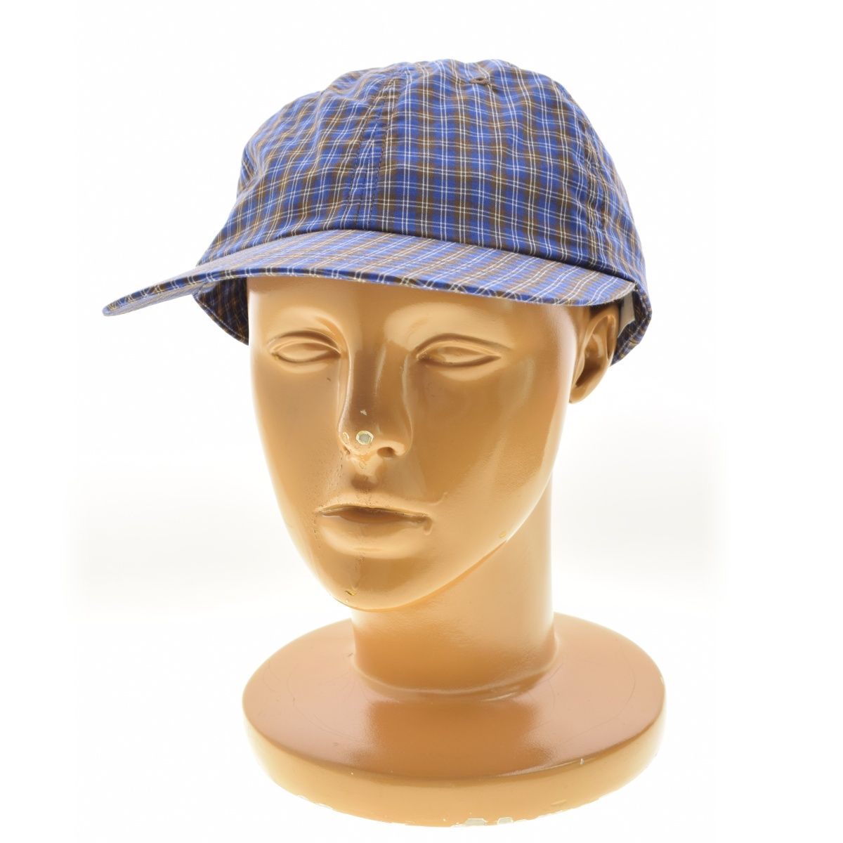 【6 (ROKU) UNITED ARROWS × Share the Fantasy / ロク × シェアザファンタジー】8666-5-000094 CHECK LONG BRIM CAP チェック ロングブリムキャップ