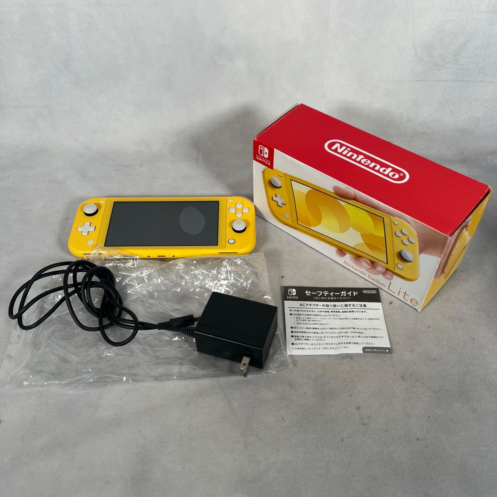 管2607-582】通電確認済☆ Nintendo Switch Lite 本体 イエロー HDH