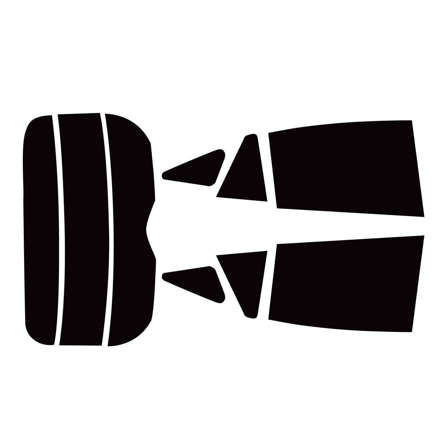 プラススモーク05 (3%) 原着ハードコートタイプ ハリアー用/ハイブリッド (80系 MXUA80/MXUA85/AXUH80/AXUH85) ※ハイマウント周囲:切り抜き無し仕様※ リアセット用 カット済みカーフィルムAR 23b38991