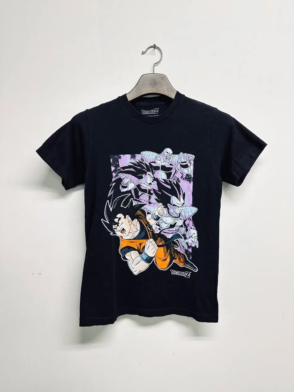 ドラゴンボール Z (DragonBall Z) 公式ライセンス ヴィンテージ 半袖 Tシャツ (ブラック / S)
