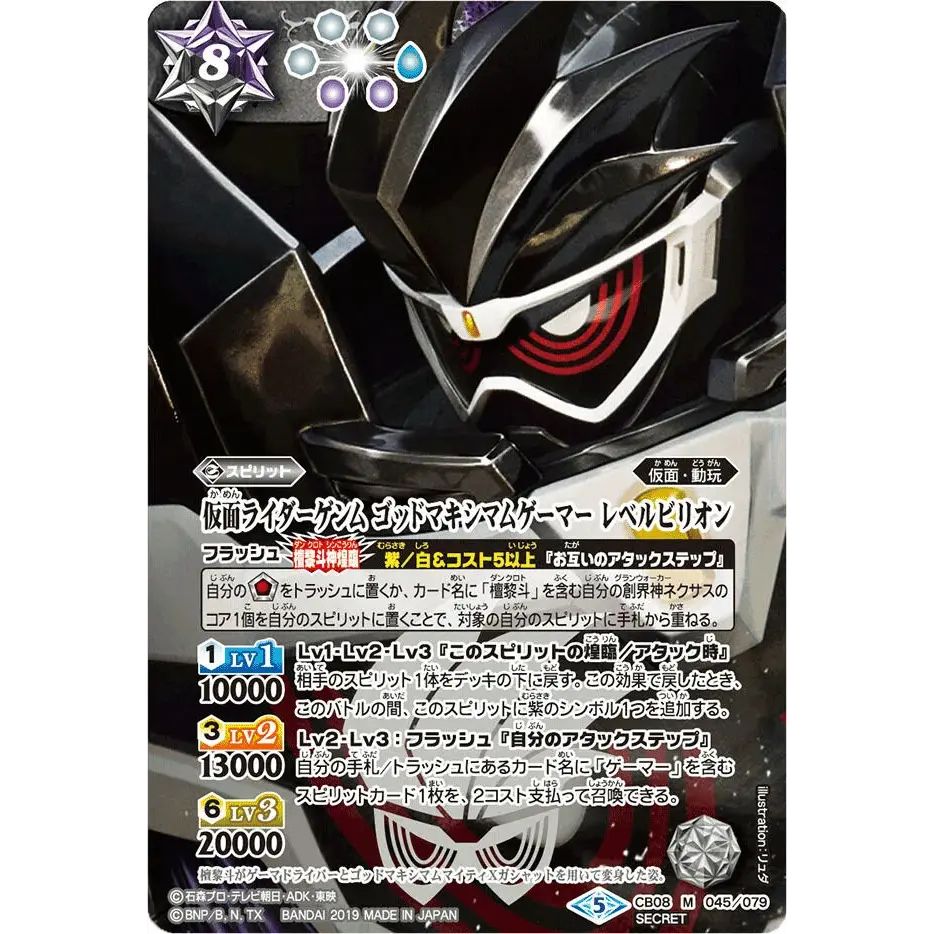 2019/5)(SECRET)仮面ライダーゲンムゴッドマキシマムゲーマーレベル