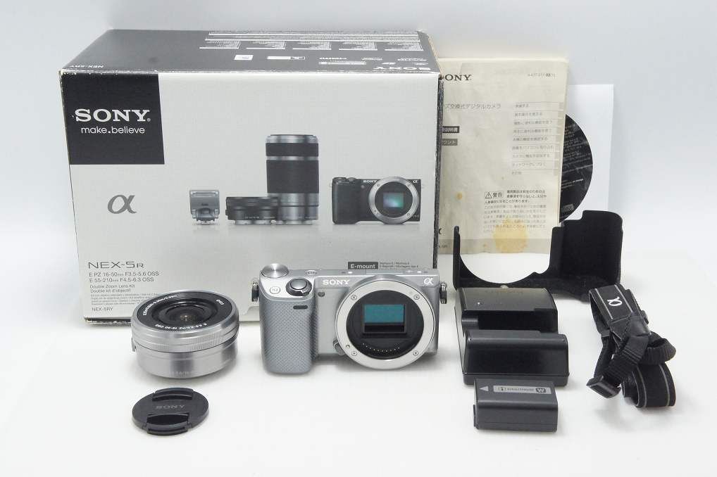 美品 SONY ソニー NEX-5R パワーズームレンズキット ミラーレス一眼