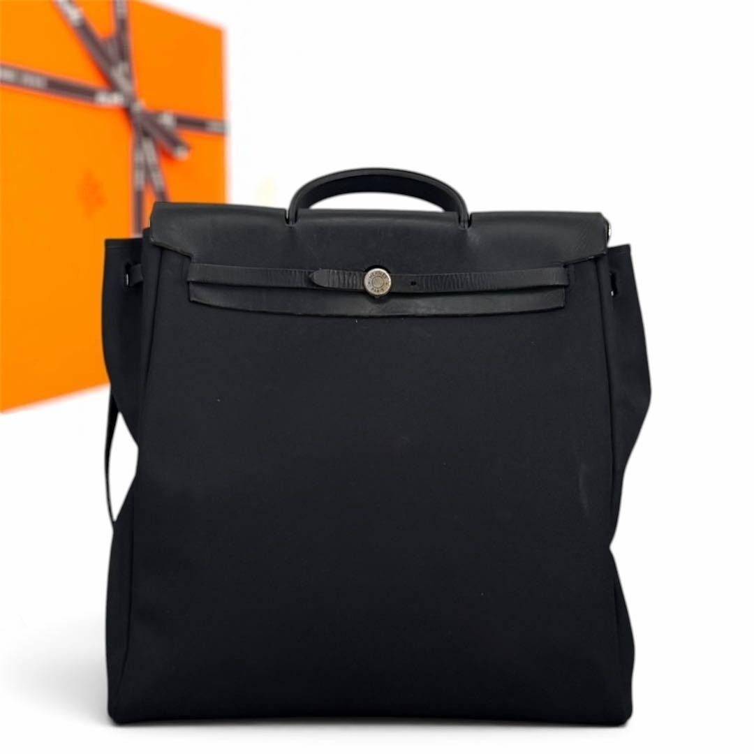 HERMES エルメス　ハンドバッグ　ショルダーバッグ エールバッグMM アド　エールバッグ　MM　ブラック　バッグ 57,750円