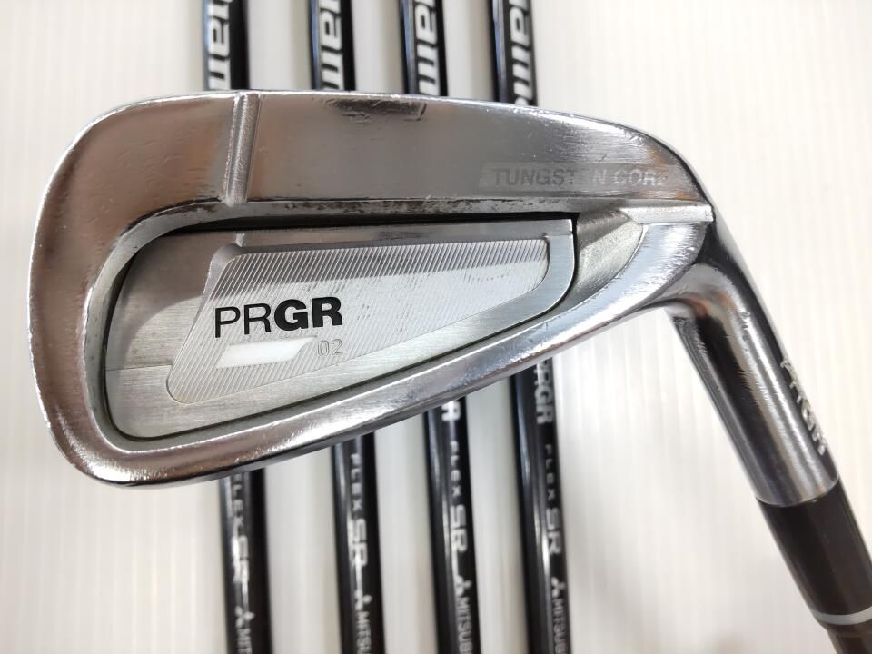 プロギア　【訳あり】02 IRON　Diamana for PRGR (02 IRON)　SRフレックス　アイアンセット　中古　ゴルフドゥ！河口湖インター店【最短即日発送】