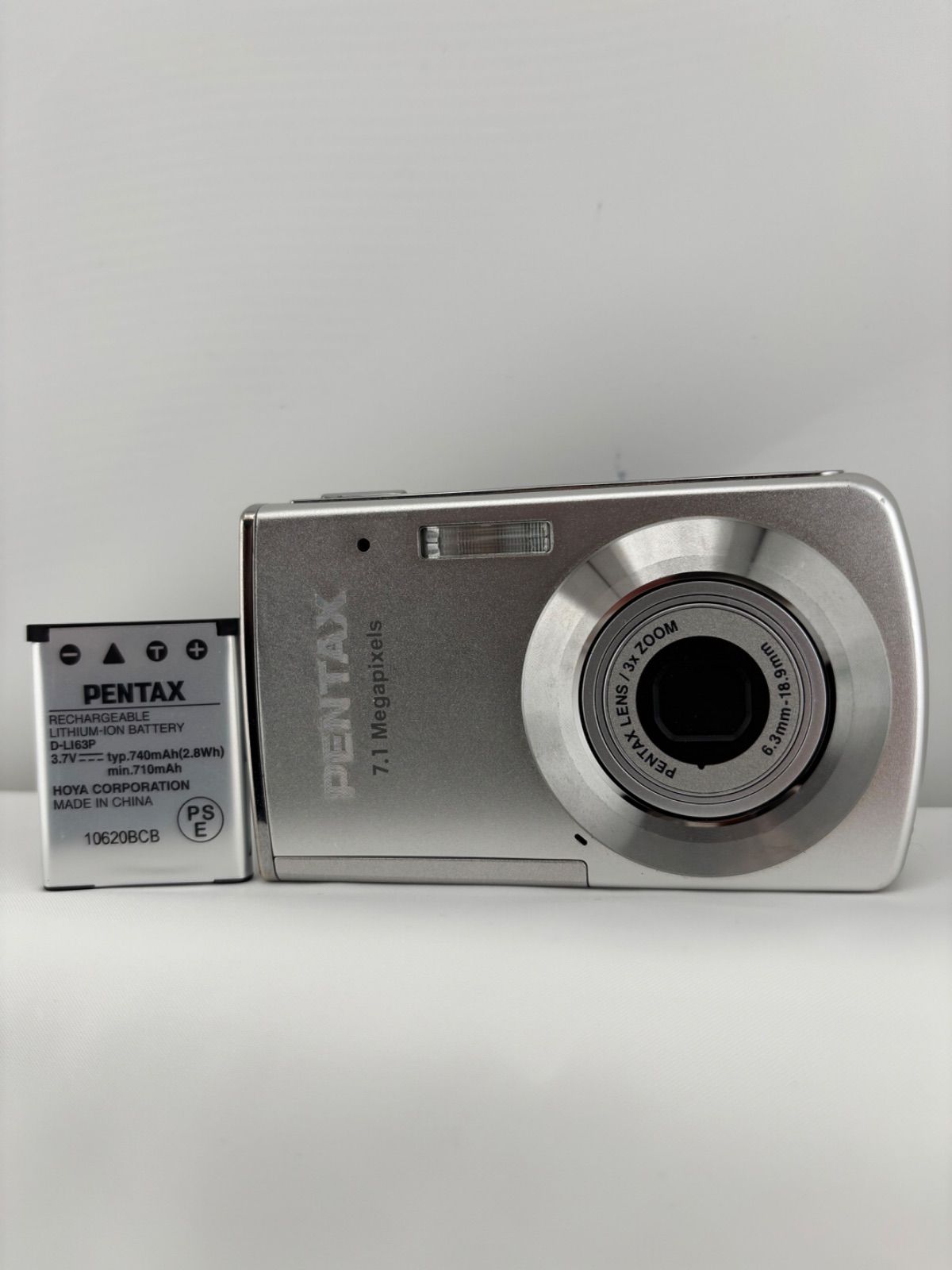 2185【美品、動作確認済み】 PENTAX Optio M30 シルバー ペンタックス