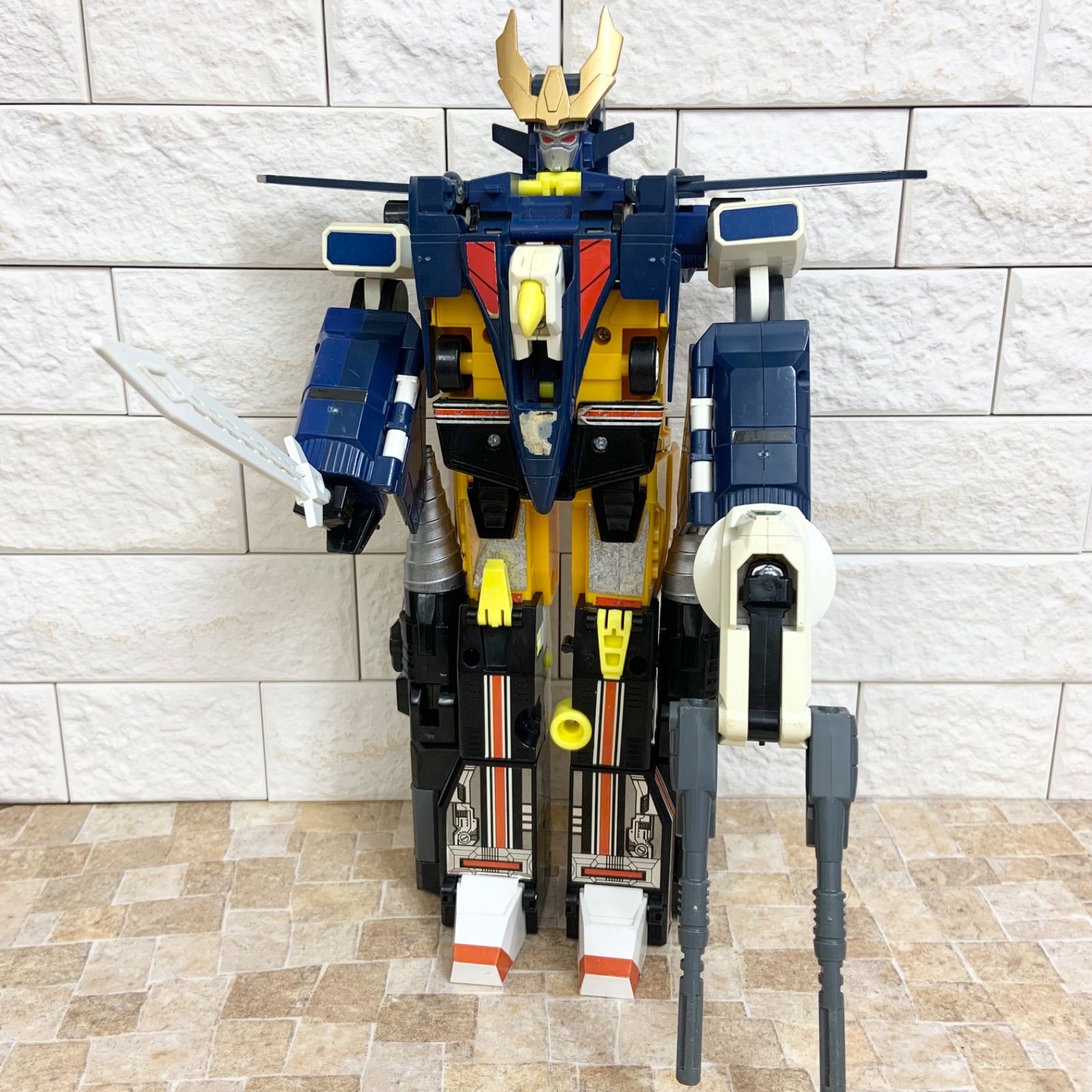 【勇者エクスカイザー】3体合体 ゴッドマックス GOD MAX マックスチーム スカイマックス ダッシュマックス ドリルマックス 旧タカラ 勇者ロボシリーズ 当時もの 平成 レトロ レア 希少