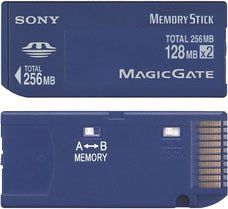 SONY メモリーセレクト機能付メモリースティック 128MB+128MB MSH-128S2