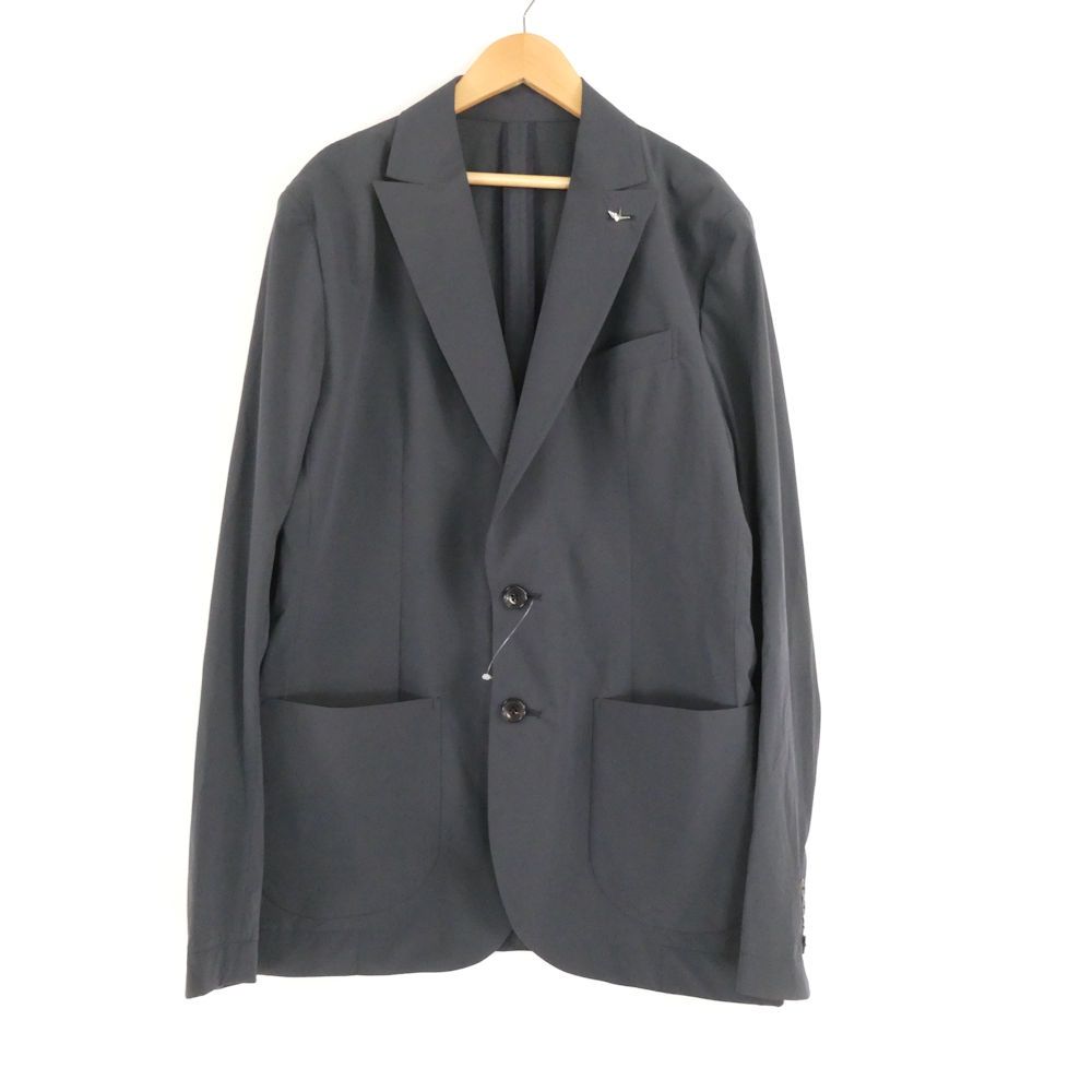 美品 1PIU1UGUALE3 ウノピュウノウグァーレトレ MRB741 UNCON JACKET KAJI NYLON 2B テーラードジャケット VI XL ナイロン ポリウレタン 長袖 メンズ AN3833A66