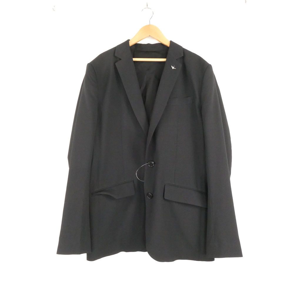 美品 1PIU1UGUALE3 ウノピュウノウグァーレトレ MRB711 COMFY JKT テーラードジャケット VI XL ポリエステル キュプラ 長袖 メンズ AN3860A5