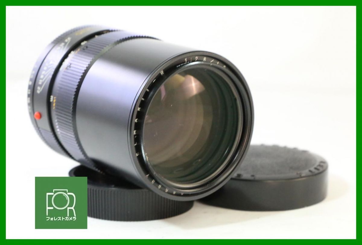 【動作保証・点検済】良品■ Leica LEITZ CANADA ELMARIT-R 135mm F2.8 3カム■前後キャップ付き■AW215
