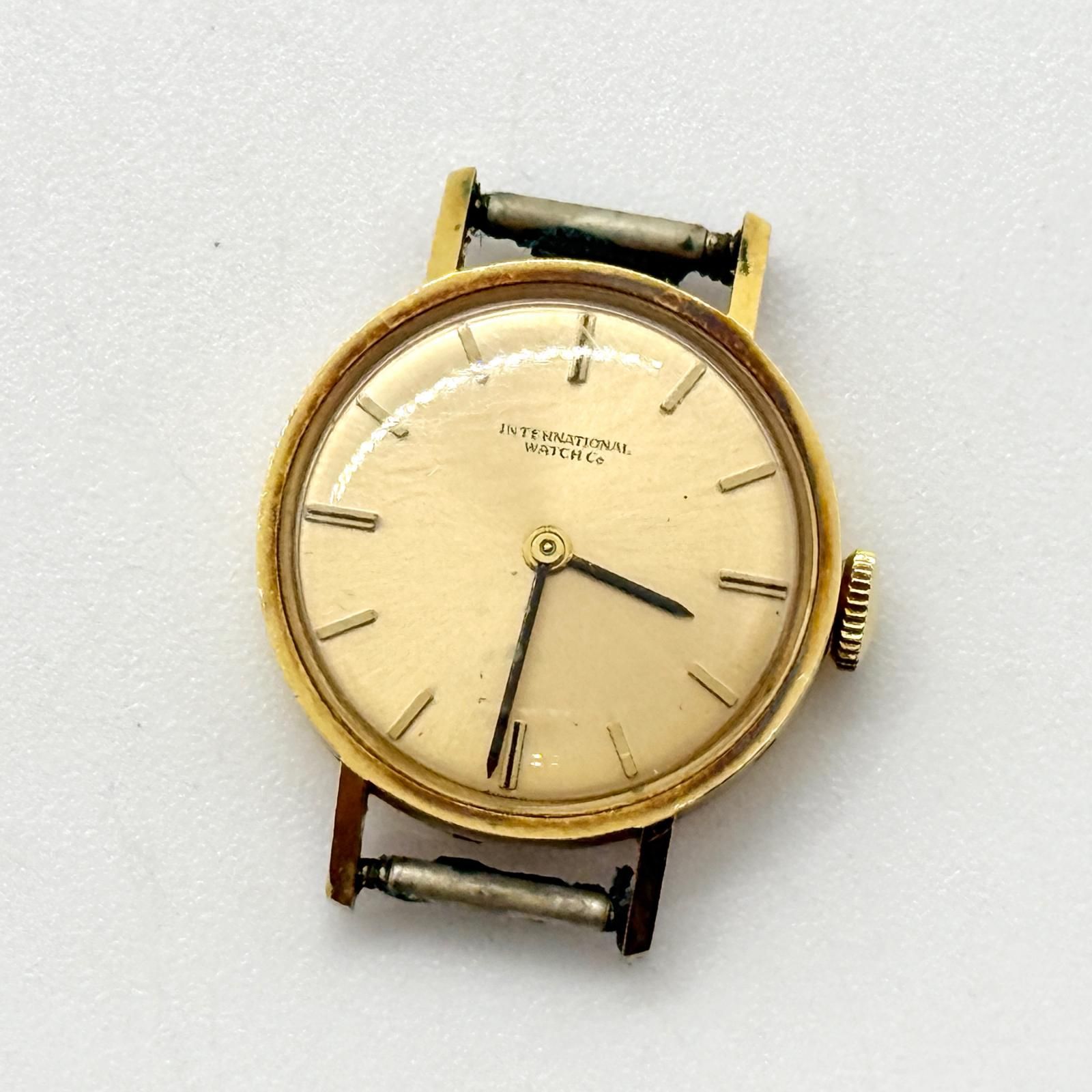 IWC インターナショナルウォッチカンパニー ゴールド 手巻き レディース YG/GP 総重量10.8g（ケースのみ） 腕時計 稼働品 85,525円