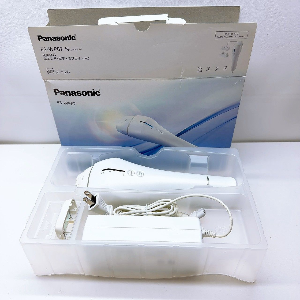 《ほぼ未使用》 Panasonic スムースエピ 光エステ ES-WP88 パナソニック ,2608N044 12,994円