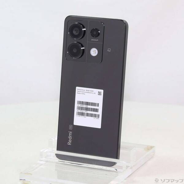 ソフマップ 〔中古品〕 Redmi Note 13 Pro 5G 256GB ミッドナイトブラック AUREDMIN13P5G au SIMフリー【349】