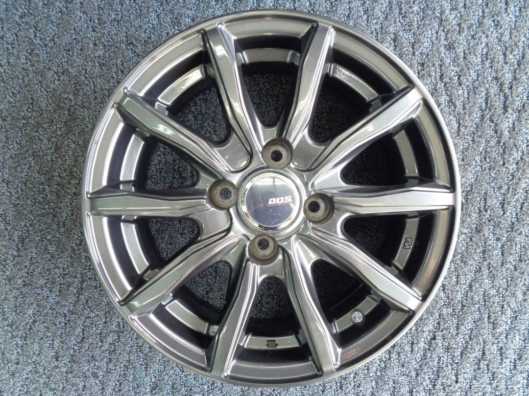 5.5J-14インチ 4H100 +38 DOS 社外 中古 ホイール 4本 フィットなどに♪ 21,681円