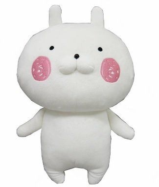 うさまる ぬいぐるみ ほっぺ赤 M