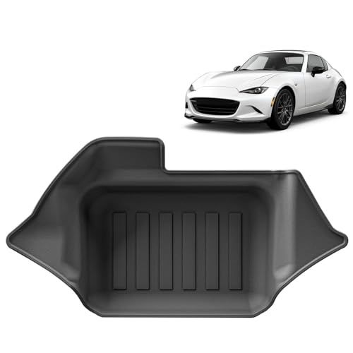 LUCKEASY マツダ ロードスター ND系 専用 ラゲッジマット 2015年5月?現行 マツダ MX-5 ND5RC/NDERC型 トランクマット | 荷台マット トランクシート 保護マット 防水防汚 耐摩擦 滑り防止 カー用品 内装パー f9130e57