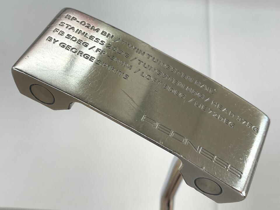 ジョージ スピリッツ　REONESS RP-02M BN　パター　中古　ゴルフドゥ！岡山青江店【最短即日発送】
