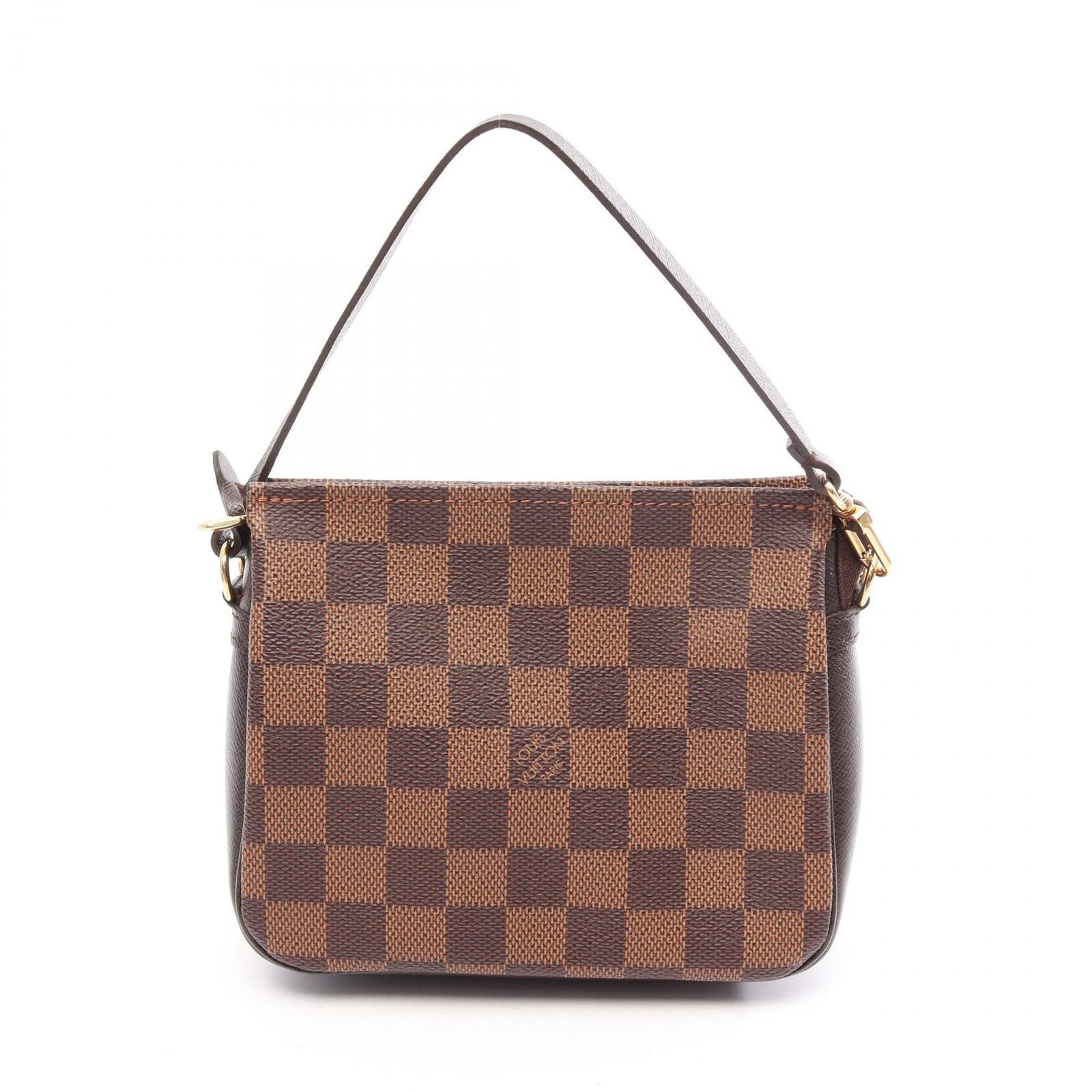 ルイ・ヴィトン LOUIS VUITTON ハンドバッグ トゥルース メイクアップ ダミエエベヌ N51982 PVCコーティングキャンバス レザー トゥルース メイクアップ レディース