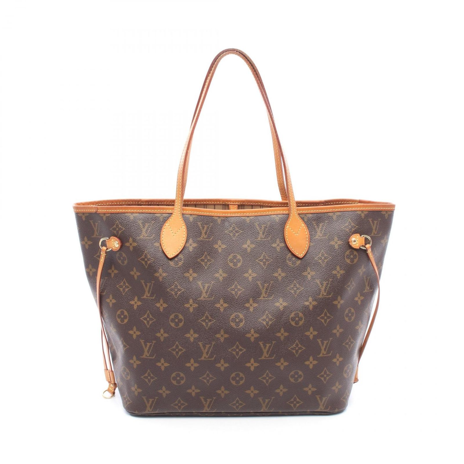 ルイ・ヴィトン LOUIS VUITTON トートバッグ ネヴァーフルMM モノグラム M40156 PVCコーティングキャンバス レザー ネヴァーフルMM レディース Used B