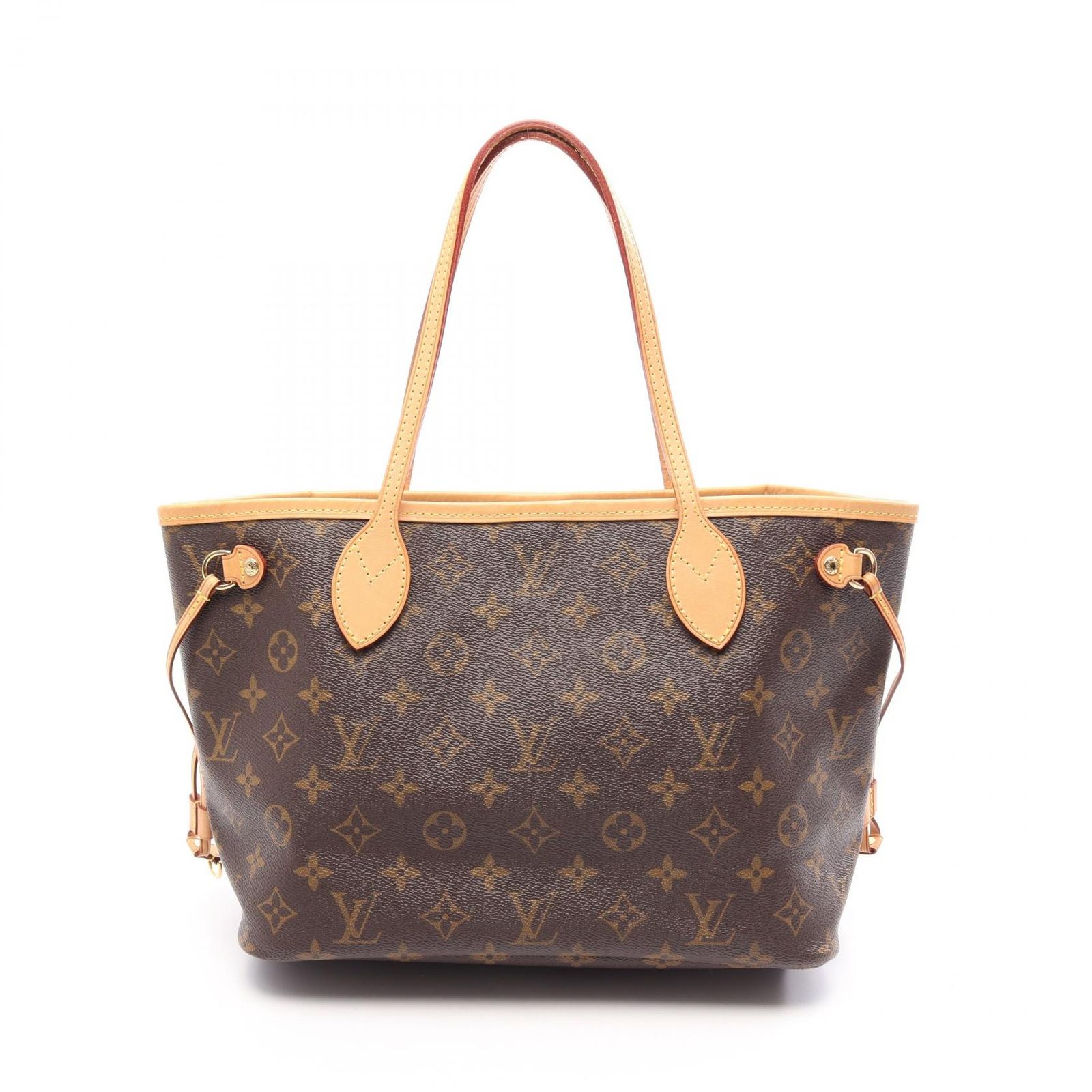 ルイ・ヴィトン LOUIS VUITTON トートバッグ ネヴァーフルPM モノグラム M40155 PVCコーティングキャンバス レザー ネヴァーフルPM レディース Used A