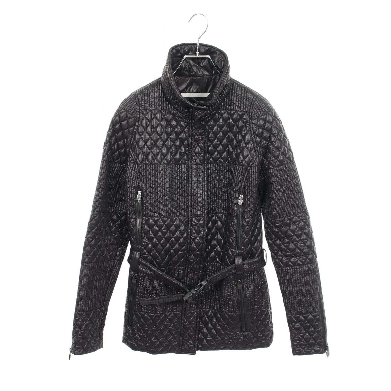 シャネル CHANEL スポーツライン P33798 ブラック ナイロン コート レディース Used B