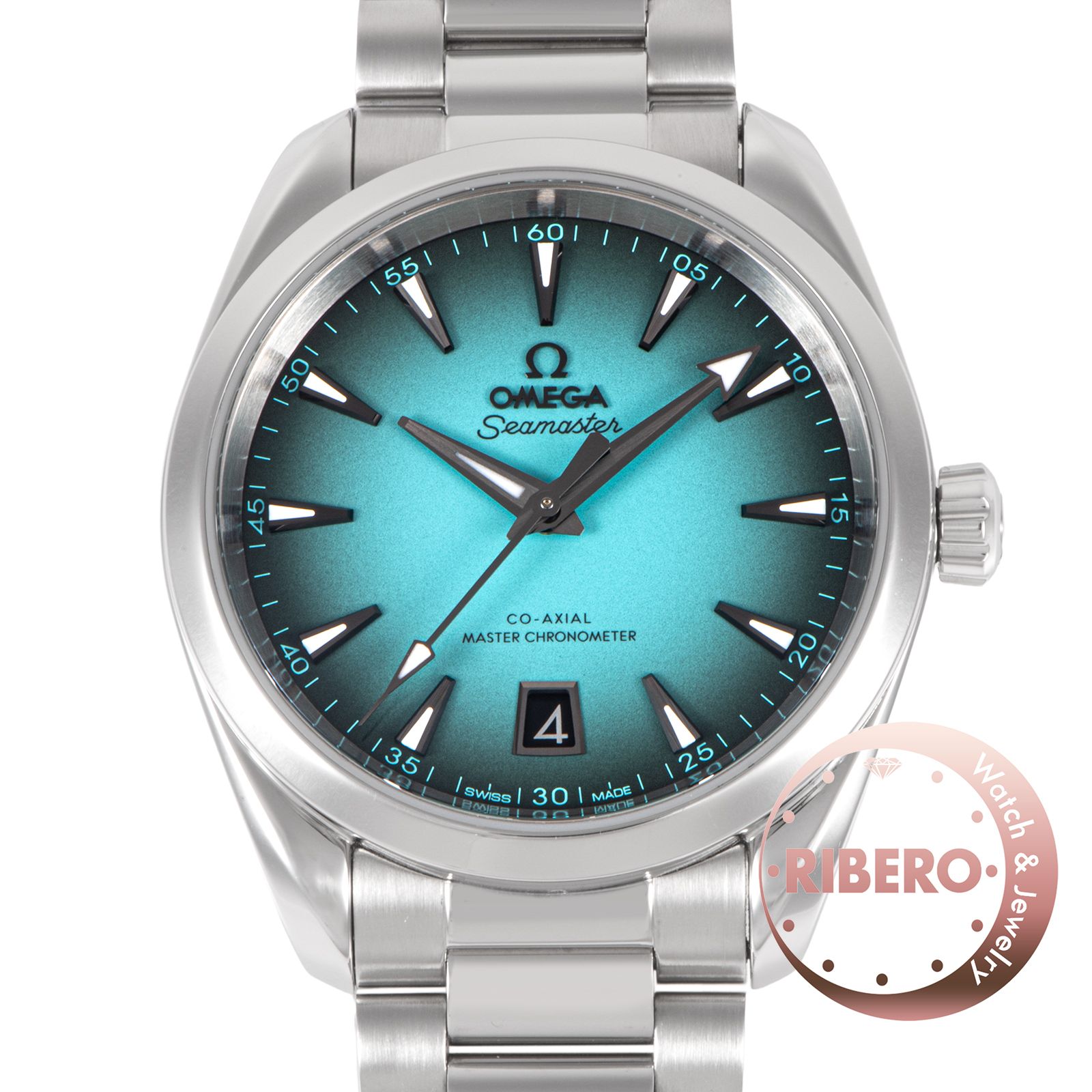 OMEGA オメガ シーマスター アクアテラ 220.10.38.20.01.001 ターコイ﻿ズ ステンレススチール【中古】