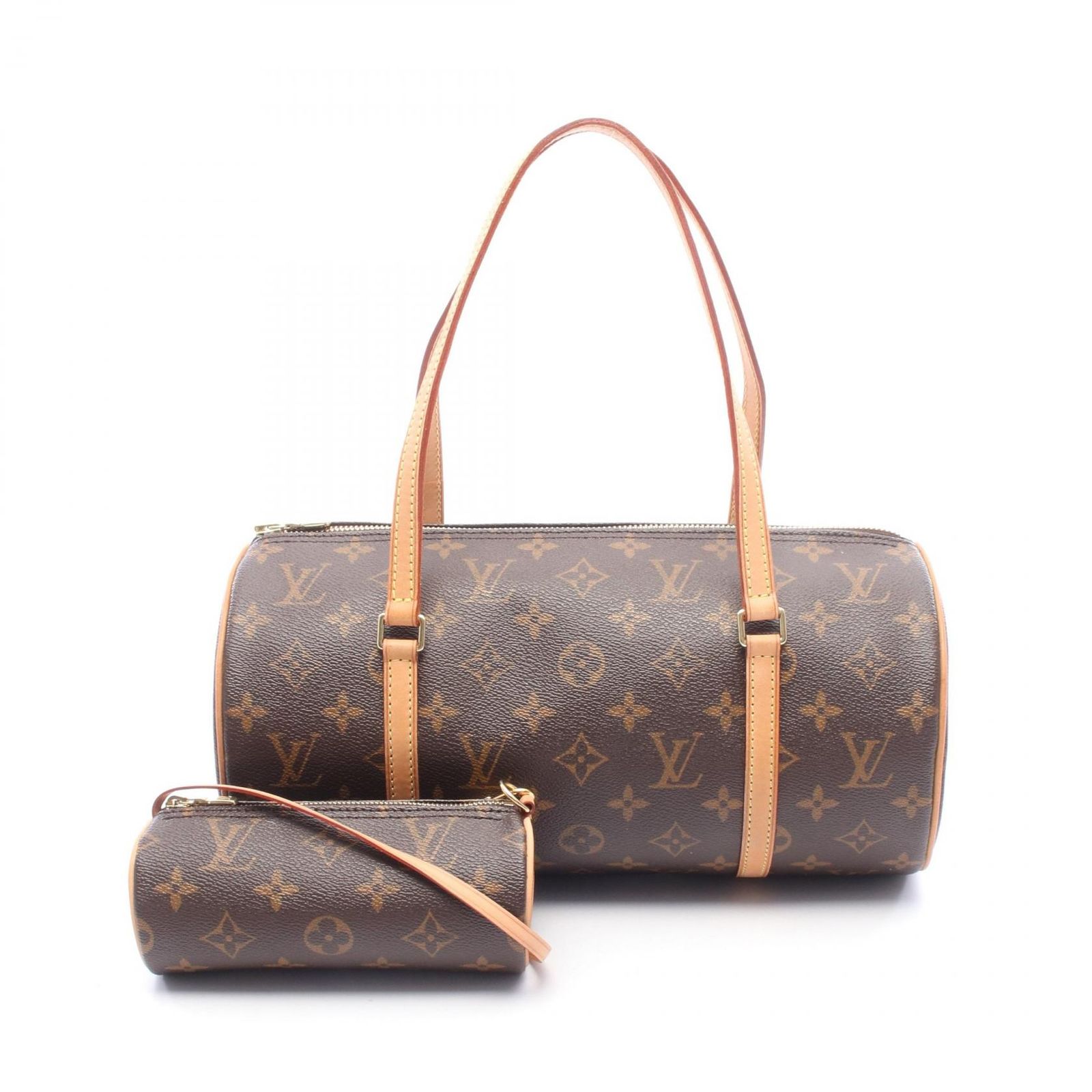 ルイ・ヴィトン LOUIS VUITTON ハンドバッグ パピヨン30 モノグラム M51385 PVCコーティングキャンバス レザー パピヨンGM レディース Used B