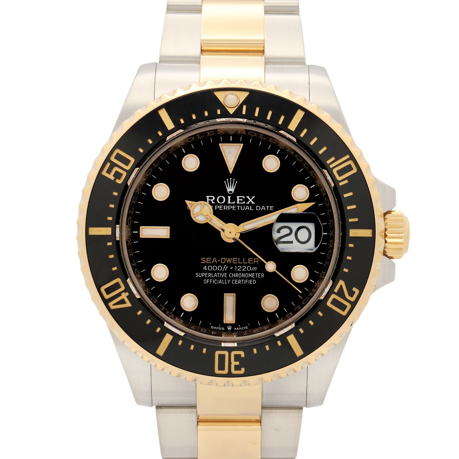ロレックス ROLEX 腕時計 シードゥエラー ランダム番 126603 BK K18（イエローゴールド） ステンレススチール シードゥエラー ランダム番 メンズ Used A 1,085,280円