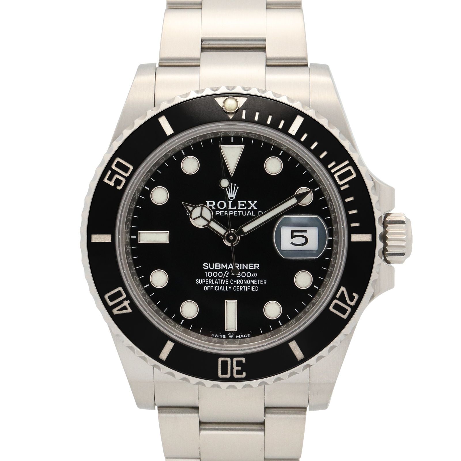 ロレックス ROLEX 腕時計 サブマリーナ ランダム番 126610LN BK ステンレススチール サブマリーナ ランダム番 メンズ Used A