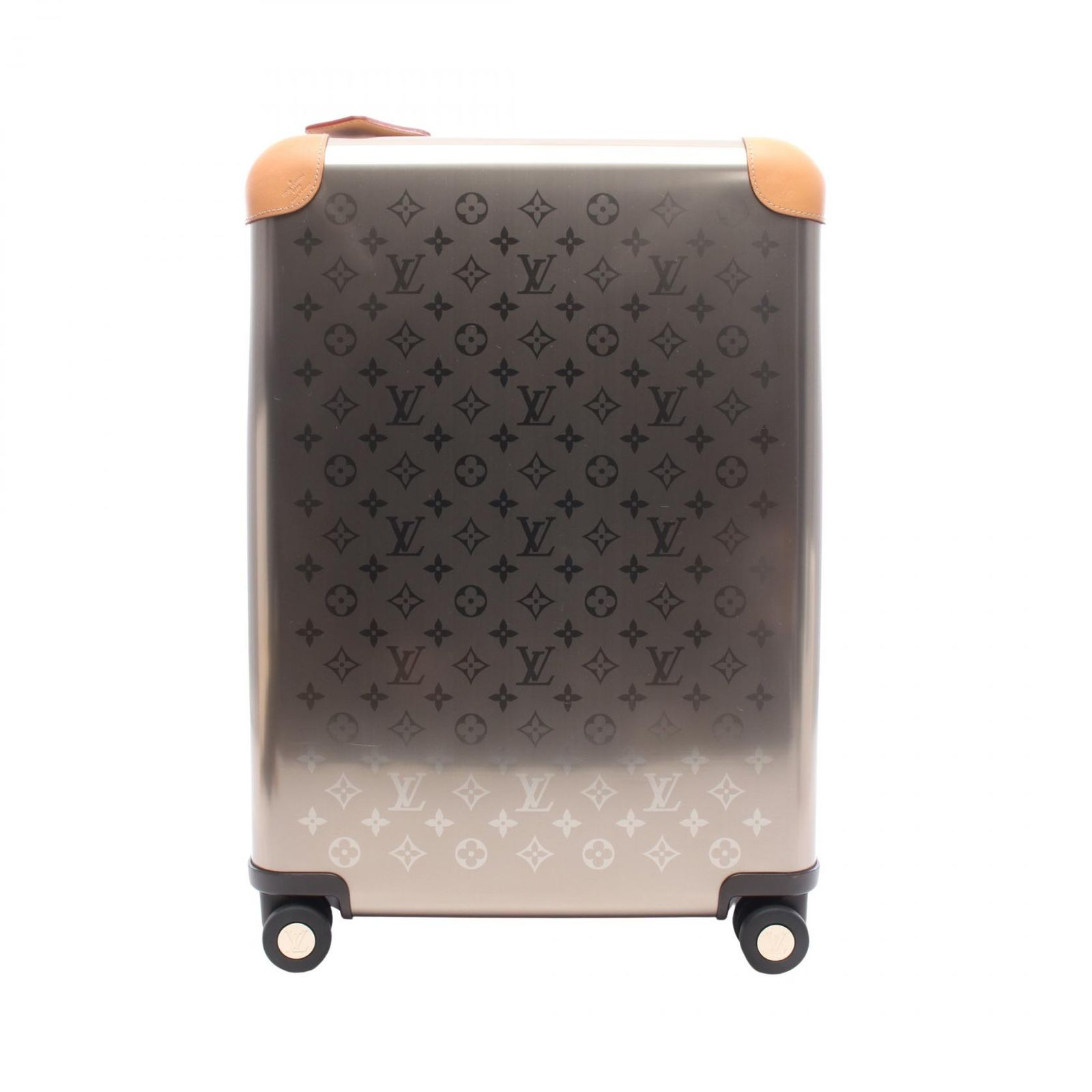 ルイ・ヴィトン LOUIS VUITTON キャリーバッグ ホライゾン55 モノグラムチタニウム M42667 レザー ホライゾン55 ユニセックス Used A