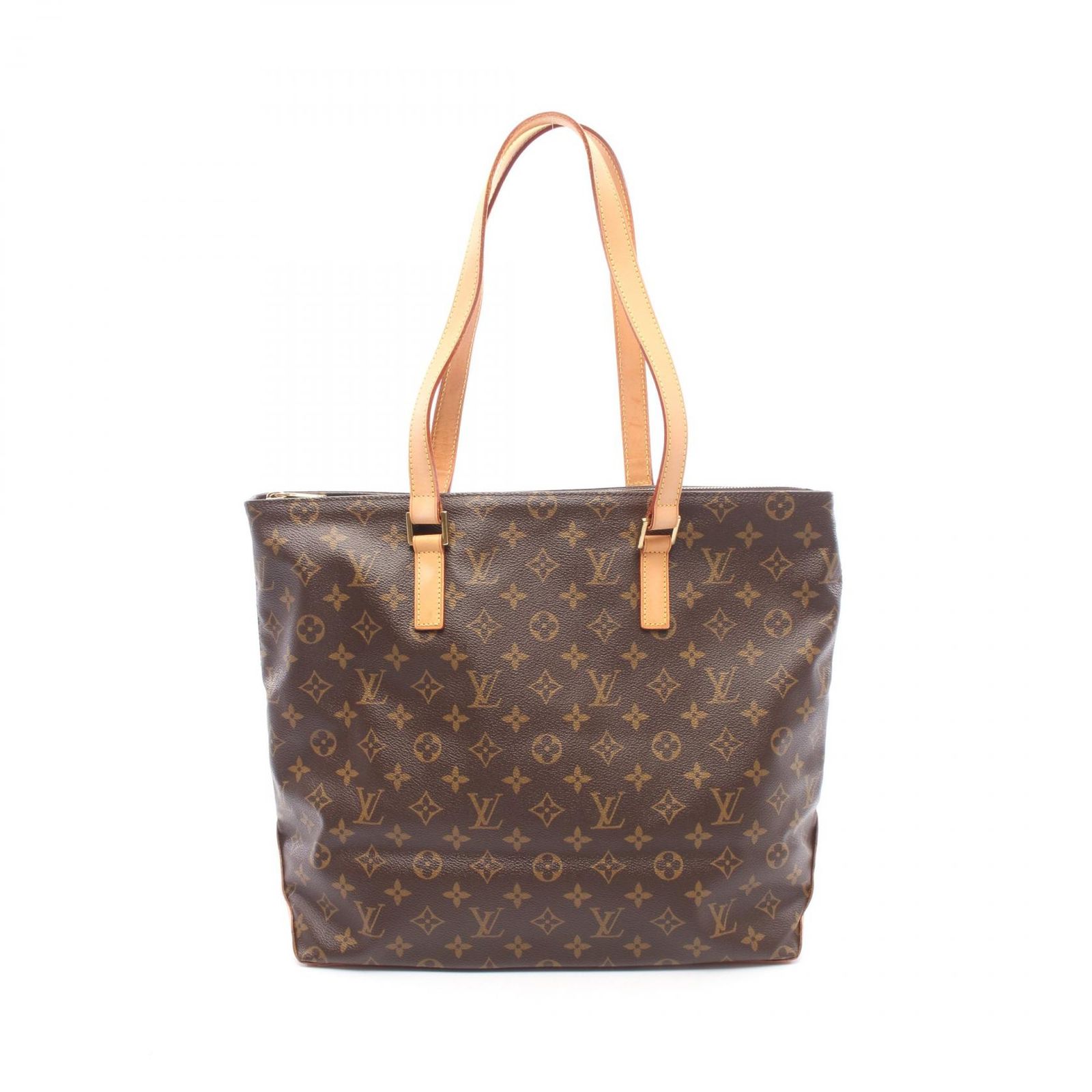 ルイ・ヴィトン LOUIS VUITTON トートバッグ カバメゾ モノグラム M51151 PVCコーティングキャンバス レザー カバ・メゾ レディース Used B