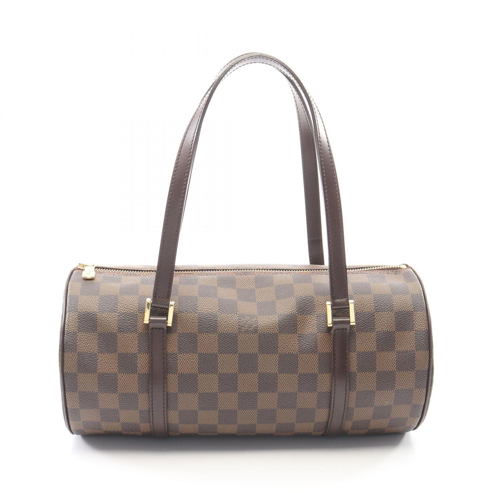 ルイ・ヴィトン LOUIS VUITTON ハンドバッグ パピヨン30 ダミエエベヌ N51303 PVCコーティングキャンバス レザー パピヨンGM レディース Used A