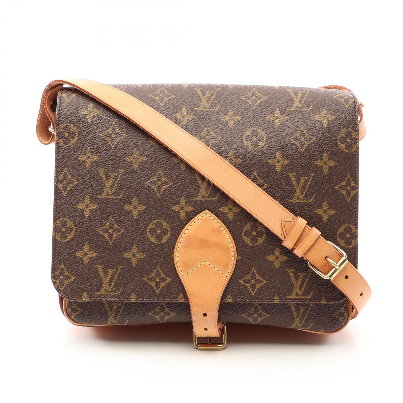 ルイ・ヴィトン LOUIS VUITTON ショルダーバッグ カルトシエールGM M51252 PVCコーティングキャンバス レザー カルトシエールGM レディース Used B