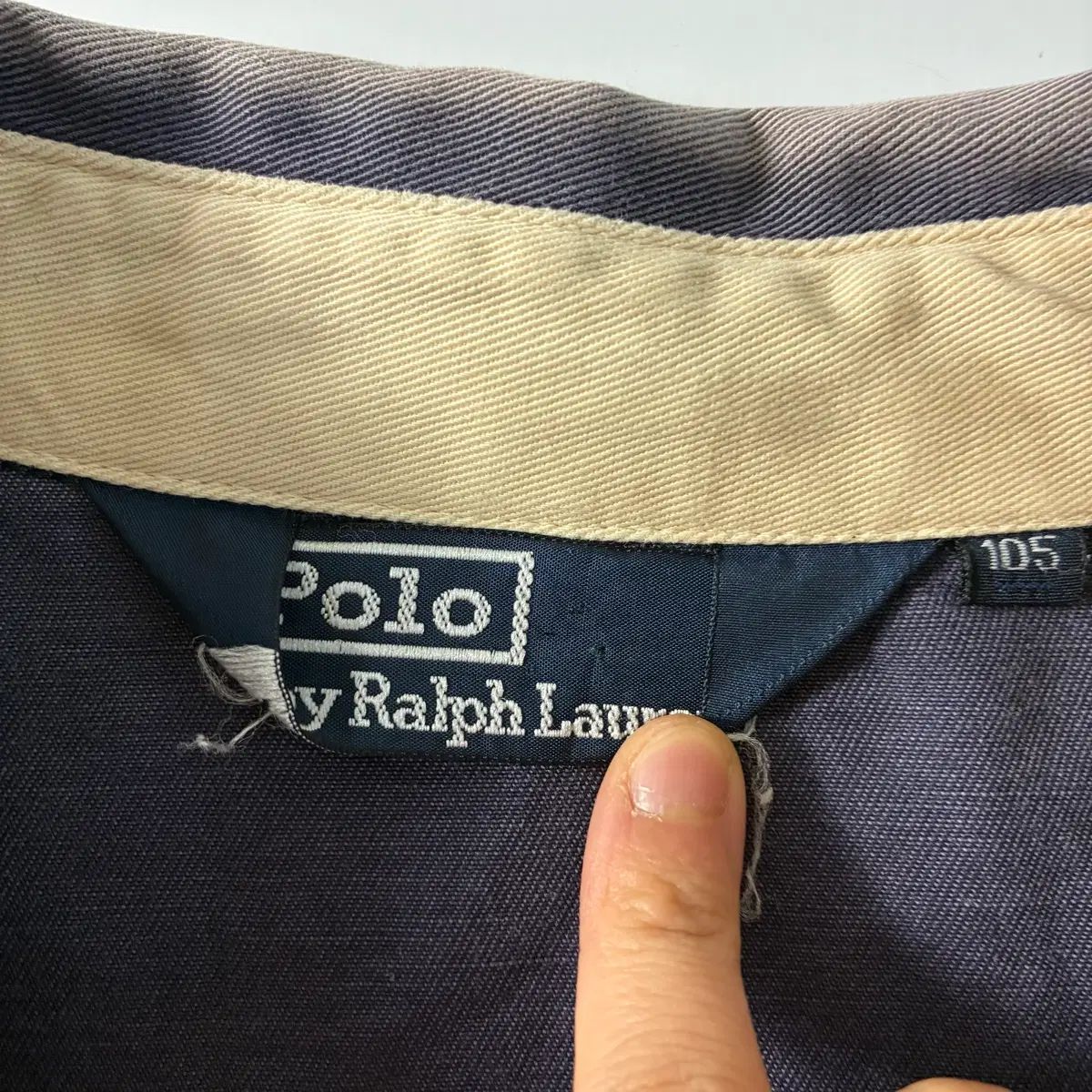 POLO ポロ ラルフローレン ウォッシュド パープル バラクーダ ジャケット