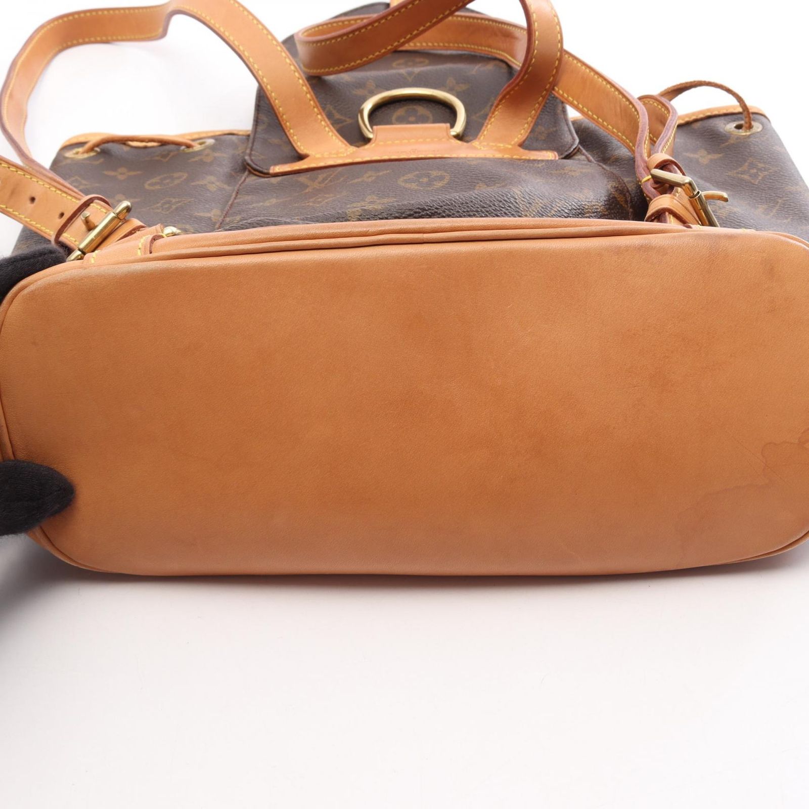 ルイ・ヴィトン LOUIS VUITTON リュックサック バックパック モンスリMM モノグラム M51136 PVCコーティングキャンバス レザー モンスリMM レディース Used B