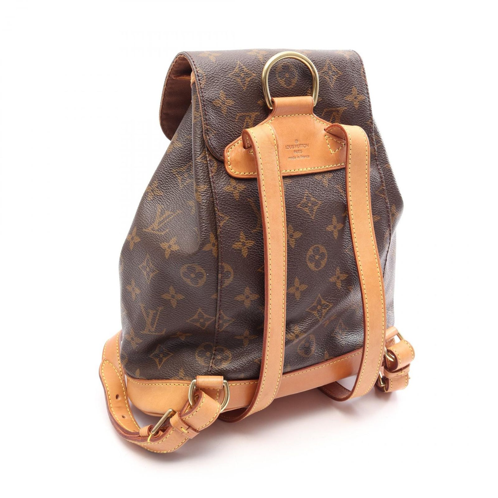 ルイ・ヴィトン LOUIS VUITTON リュックサック バックパック モンスリMM モノグラム M51136 PVCコーティングキャンバス レザー モンスリMM レディース Used B