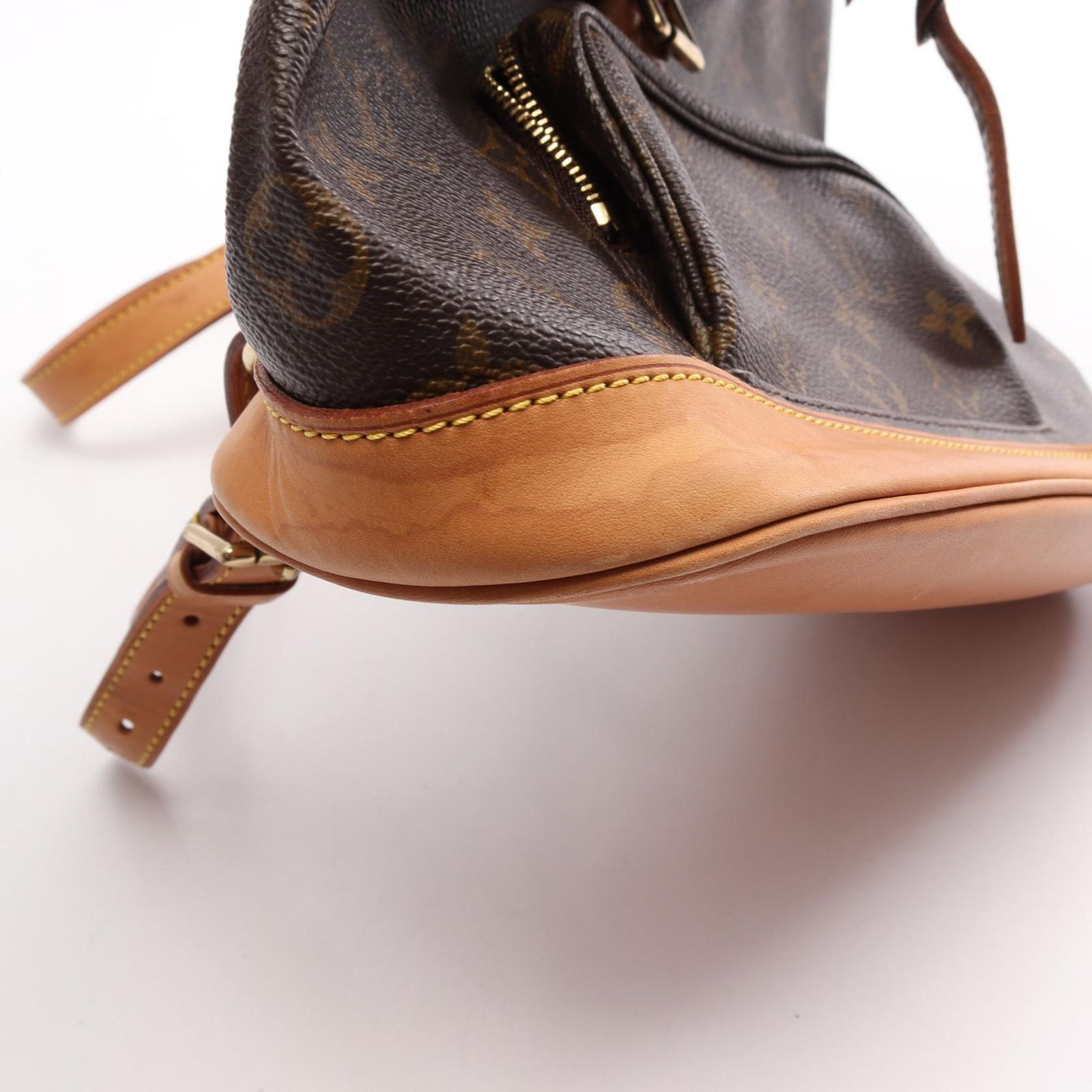 ルイ・ヴィトン LOUIS VUITTON リュックサック バックパック モンスリMM モノグラム M51136 PVCコーティングキャンバス レザー モンスリMM レディース Used B