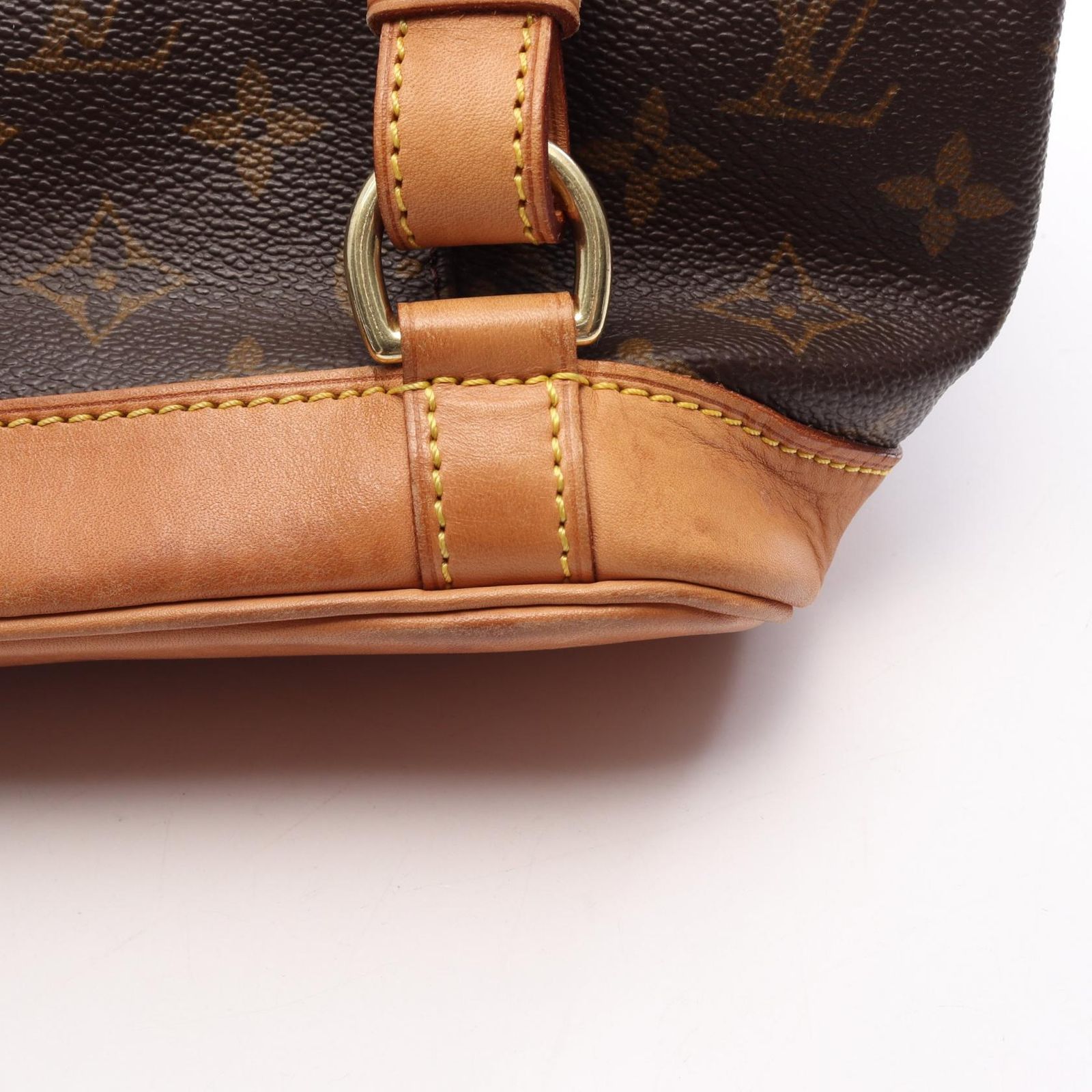 ルイ・ヴィトン LOUIS VUITTON リュックサック バックパック モンスリMM モノグラム M51136 PVCコーティングキャンバス レザー モンスリMM レディース Used B