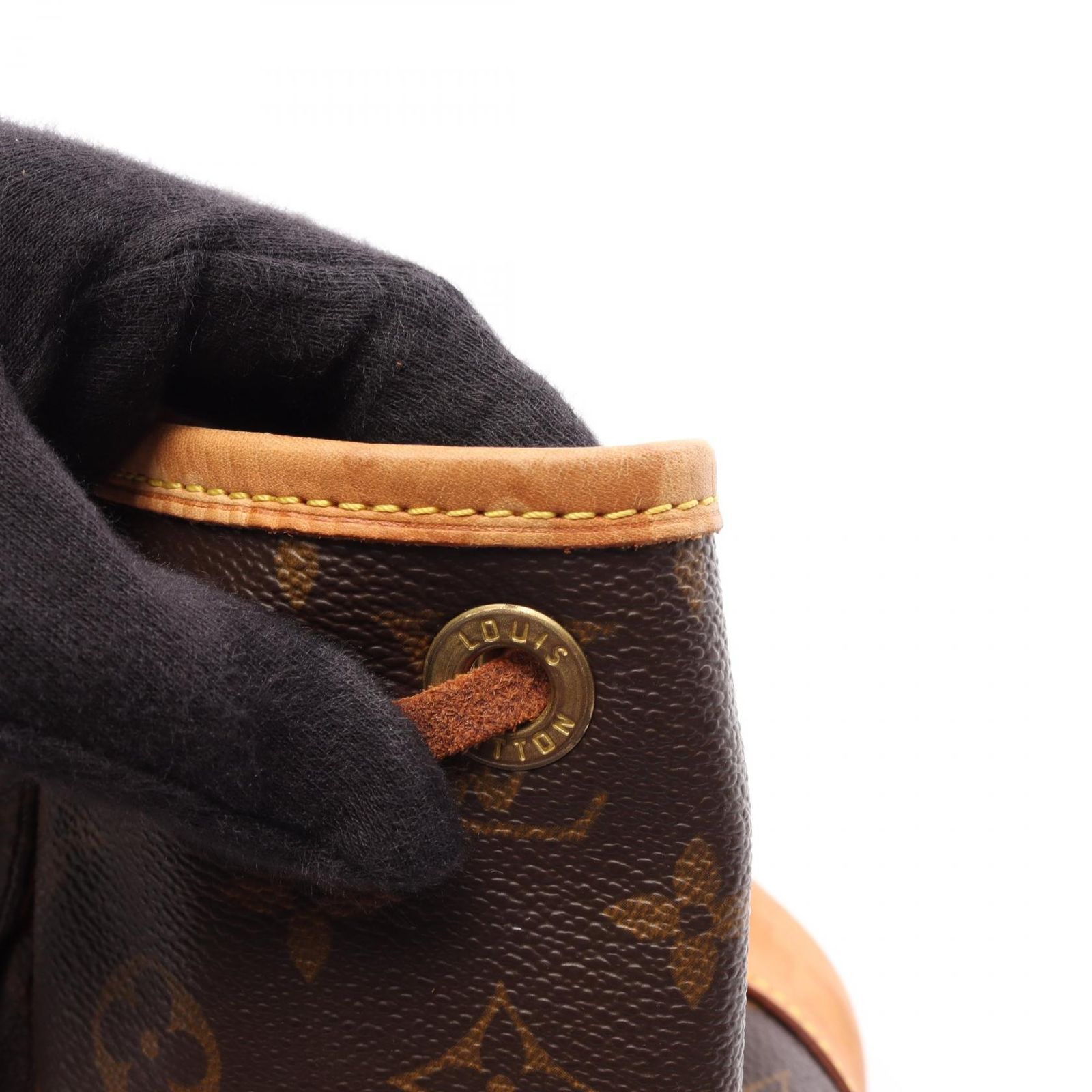 ルイ・ヴィトン LOUIS VUITTON リュックサック バックパック モンスリMM モノグラム M51136 PVCコーティングキャンバス レザー モンスリMM レディース Used B