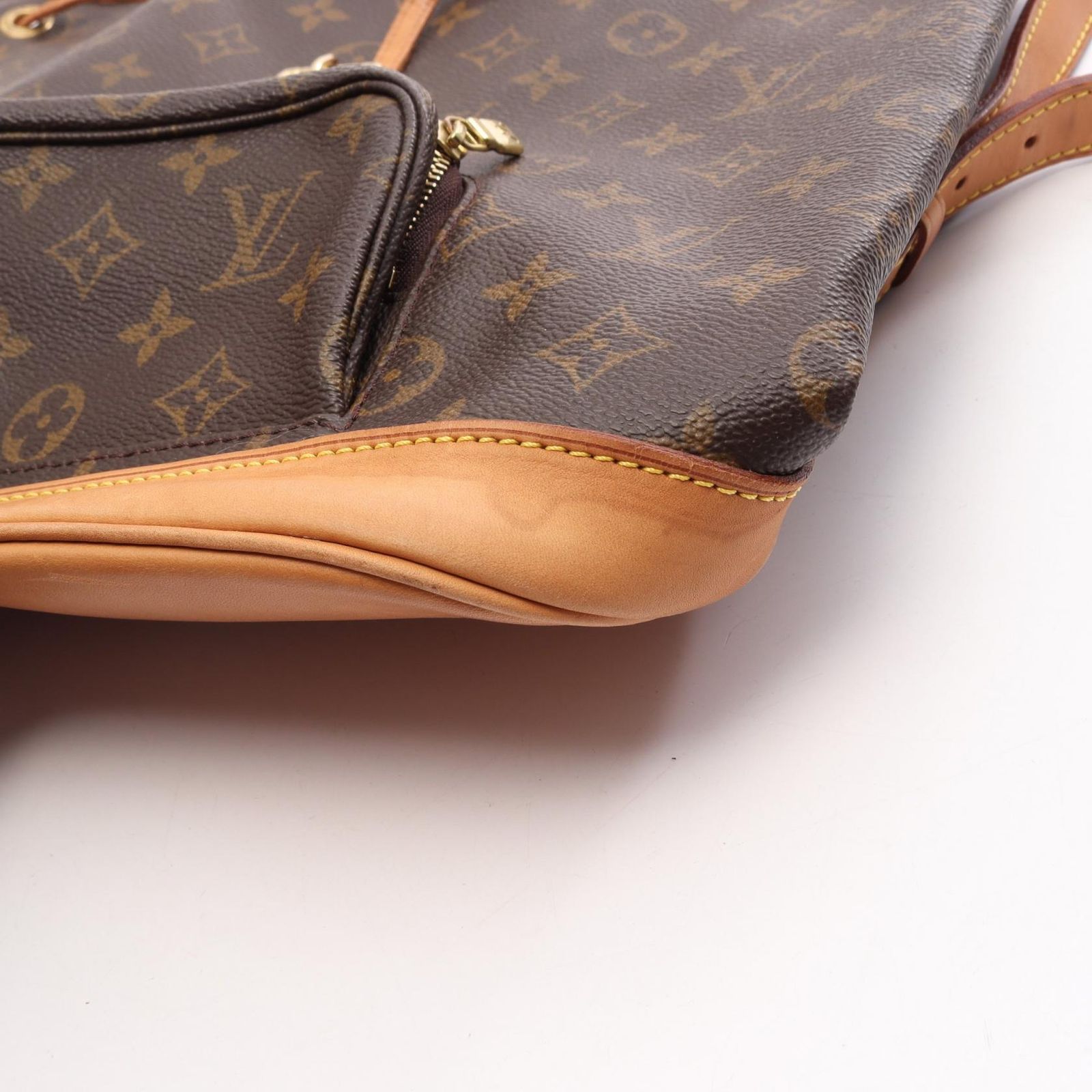 ルイ・ヴィトン LOUIS VUITTON リュックサック バックパック モンスリMM モノグラム M51136 PVCコーティングキャンバス レザー モンスリMM レディース Used B