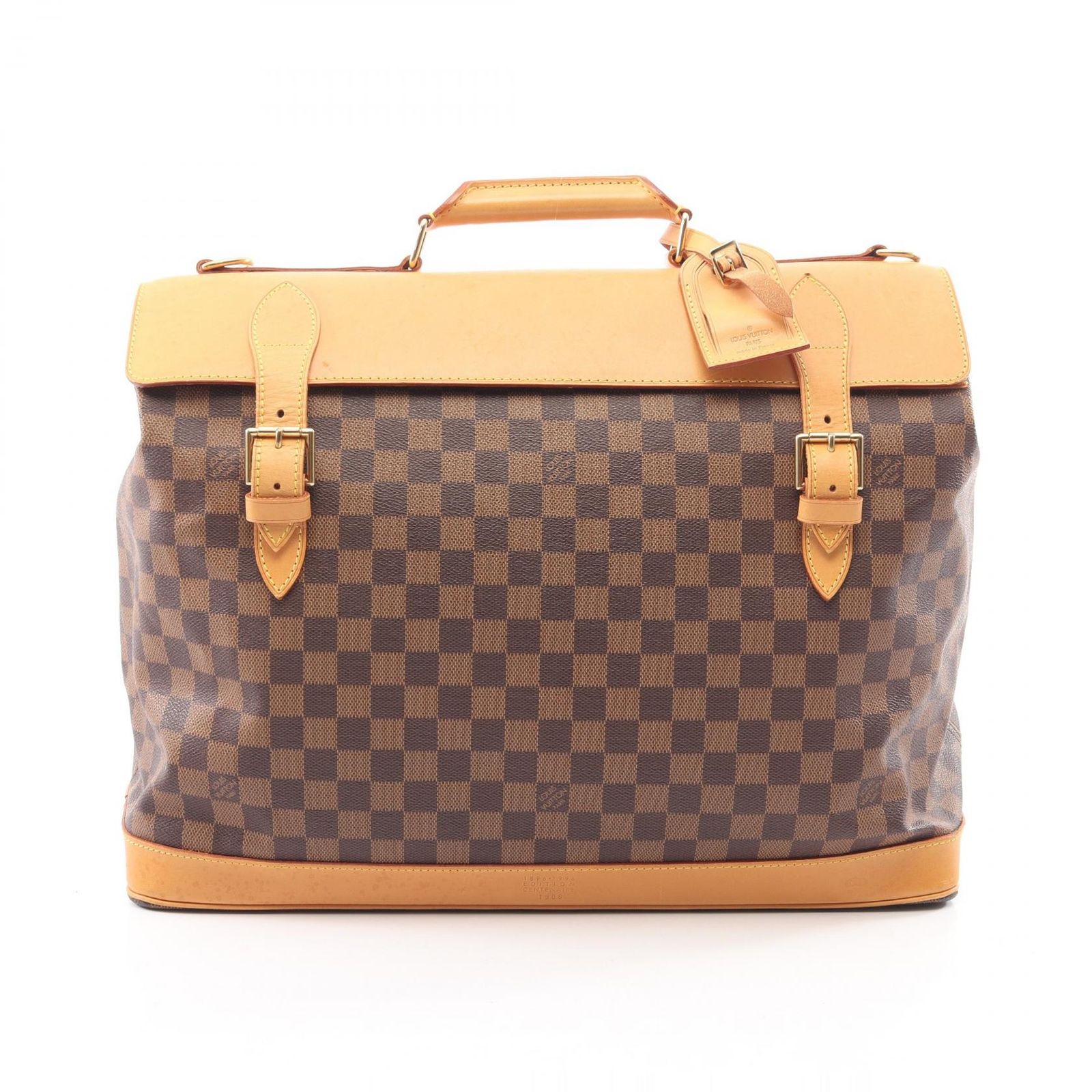 ルイ・ヴィトン LOUIS VUITTON ボストンバッグ クリッパー 100年記念 M99039 PVCコーティングキャンバス レザー クリッパー ユニセックス Used B