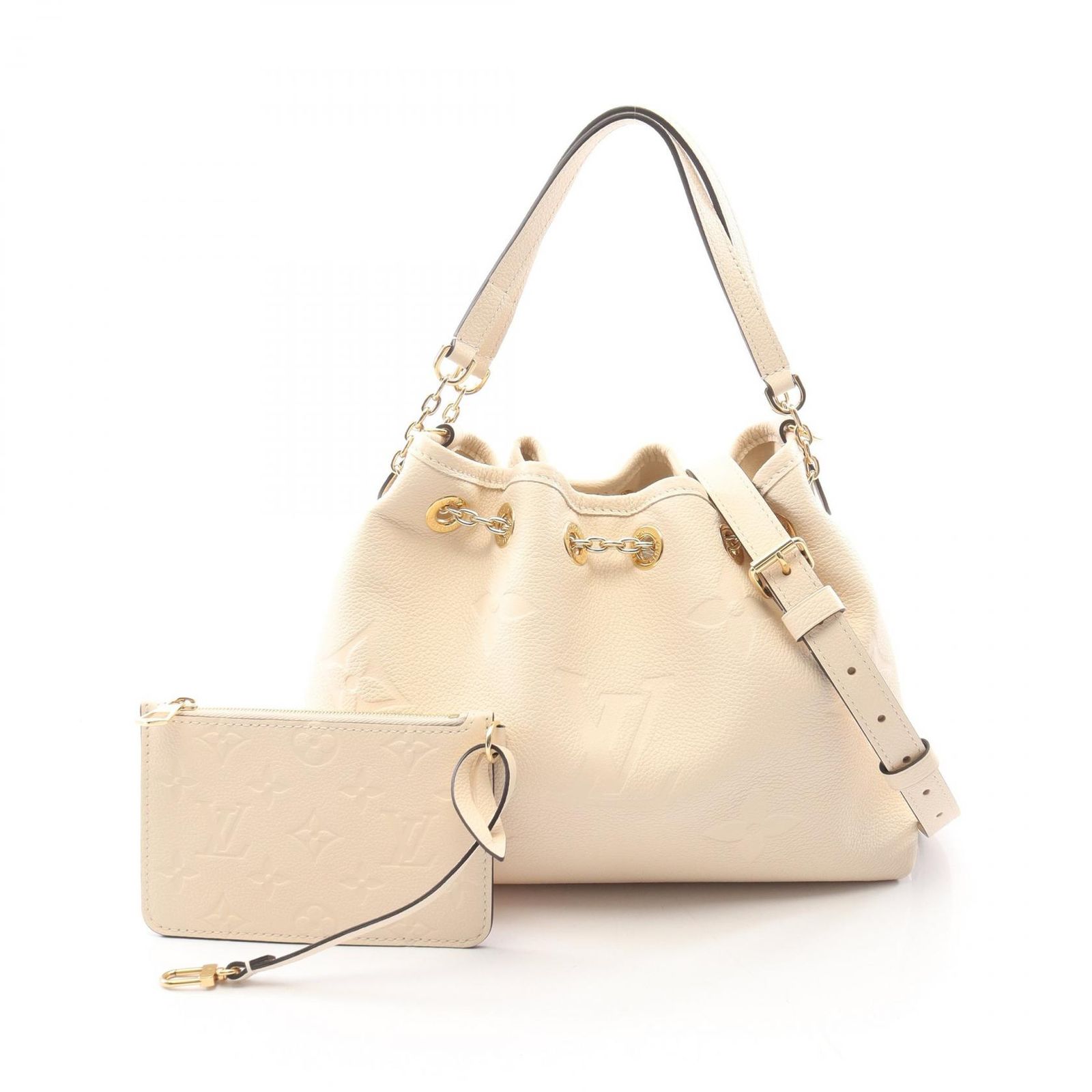 ルイ・ヴィトン LOUIS VUITTON ハンドバッグ LVバンドル 2WAY M25452 クレーム レザー LV バンドル レディース Used A