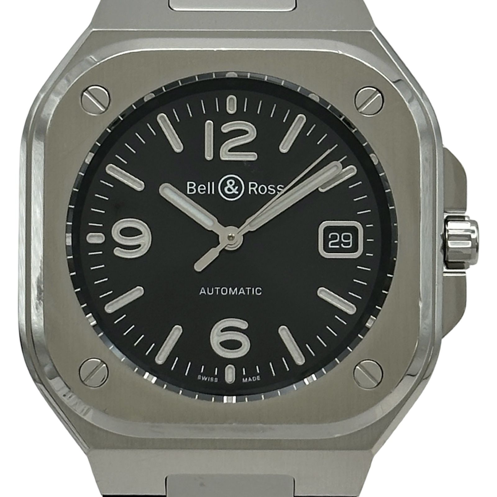 ベル＆ロス Bell & Ross BR05 ブラックスティール BR05A-BL-ST1SRB ブラック ステンレススチール 自動巻き メンズ 腕時計