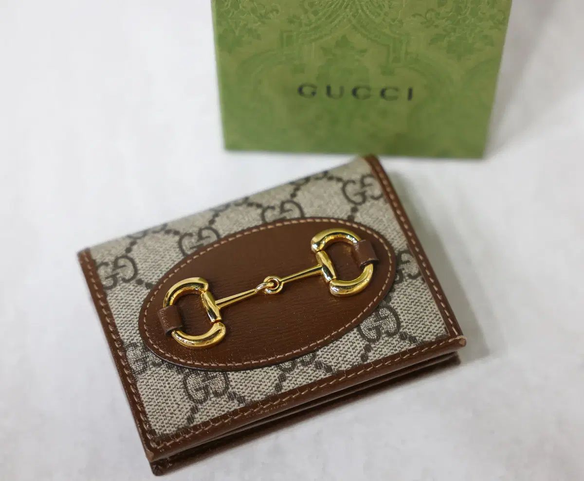 グッチ ホースビット 1955 カードケース 財布 GG Supreme（シュプリーム） ブラウン 35,888円