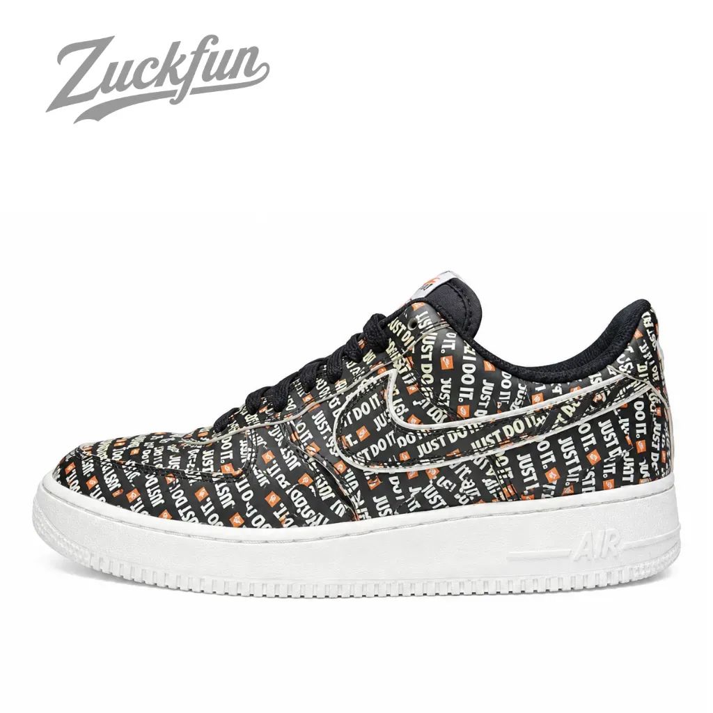 NIKE AIR FORCE 1 LOW 07 LV8 JUST DO IT PACK BLACK エア フォース 1 ロー カット ジャスト ドゥ イット ブラック ホワイト 黒 白 27.5 cm メンズ ナイキ スニーカー U11271