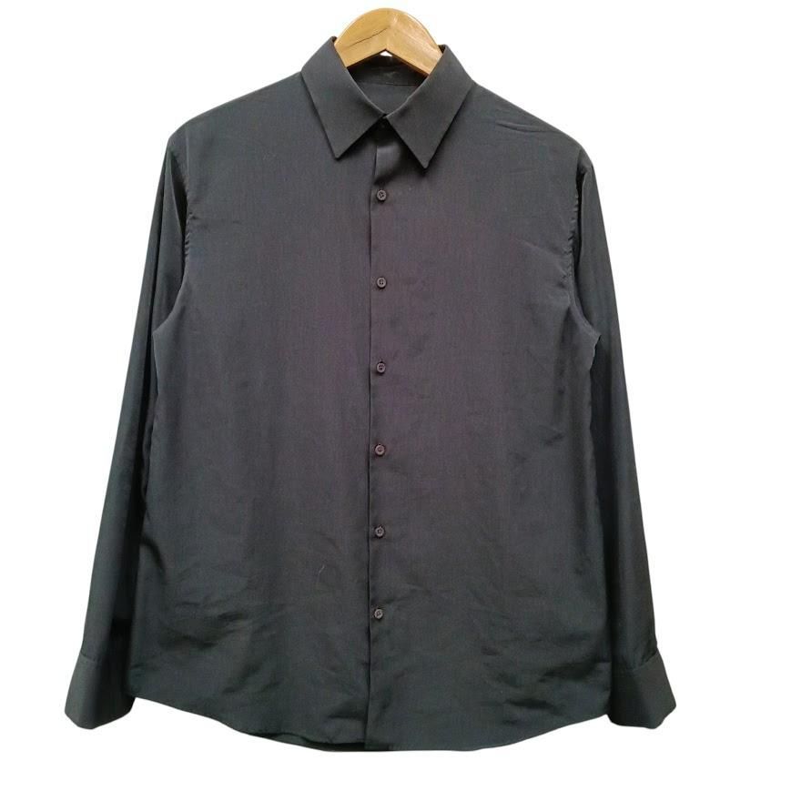 LAD MUSICIAN ラッドミュージシャン STANDARD SHIRT スタンダードシャツ 2218-115 ブラック系 ポリエステル サイズ44 G00261 7,227円