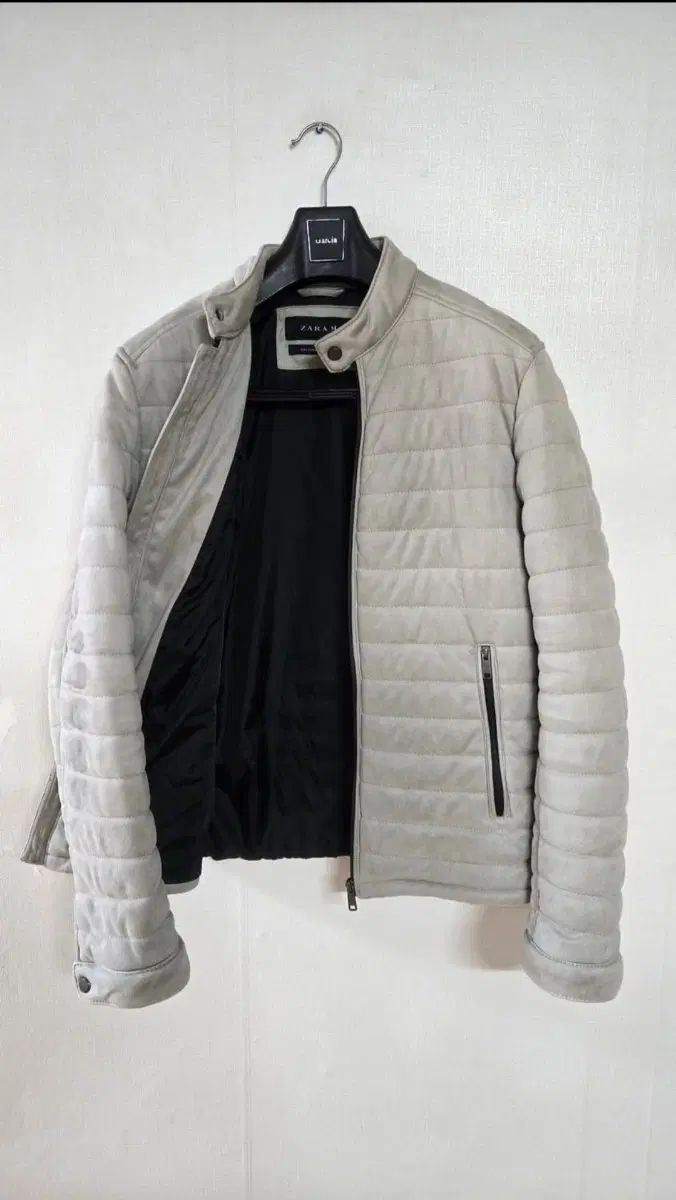 ZARA ザラ スウェード ダウンジャケット トラッカージャケット スウェードジャケット