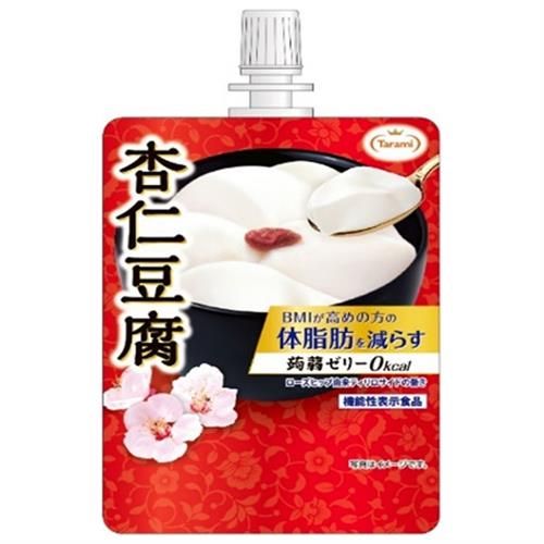 たらみ Tarami 体脂肪を減らす蒟蒻ゼリー0kcal 杏仁豆腐 150gパウチ×30本入×(2ケース)| 送料無料 ゼリー飲料 こんにゃく パウチ カロリーゼロ 杏仁豆腐 ストック デザート ダイエット ヘルシー 低カロリー ケース買い まとめ買い 業者