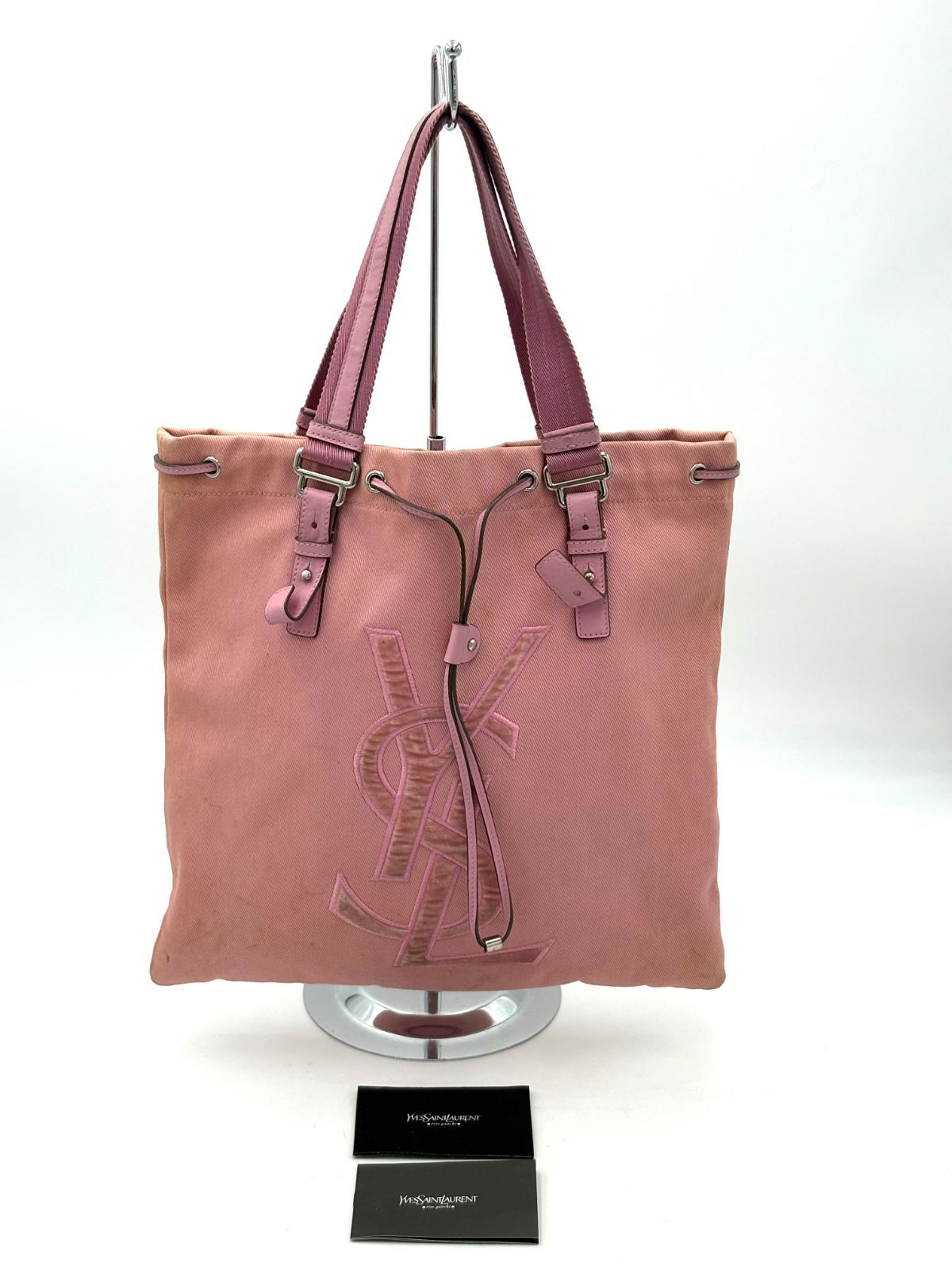 イヴサンローラン　YVES SAINT LAURENT　YSL　カハラ　トートバッグ　ピンク 5,840円